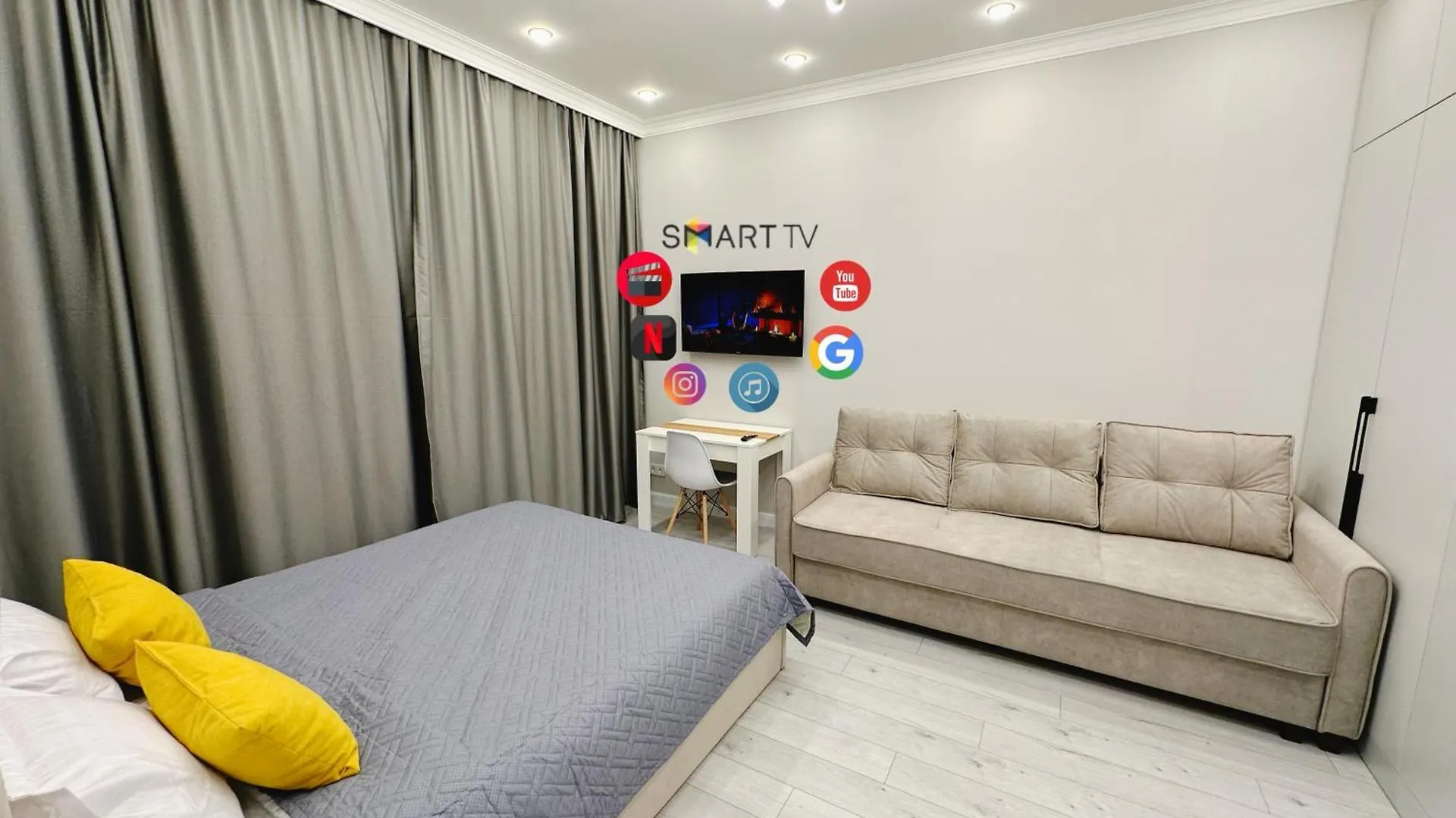 Apartment Комфортные Апартаменты Рядом С Кардиохирургии Рдц Ана Мен Бала Nur-Sultan  Kazakhstan